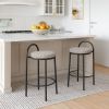 Sisal Counter Stool (Set of 2) Beige Tweed