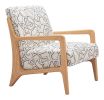Runa Accent Chair Beige & Natural