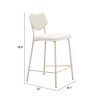 Zeal Counter Stool (Set of 4) Light Gray