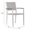 METROPOLITAN DINING ARMCHAIR GRY