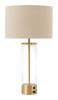 Boreal Table Lamp Beige & Gold