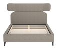 Dusa Queen Bed Olive Brown