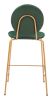 Odessa Counter Stool (Set of 2) Green & Gold