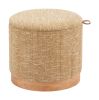 Fije Storage Ottoman Oat Yellow