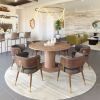 Brew Dining Chair Brown & Walnut