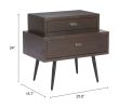 Mechy Side Table Brown