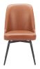 Keppel Swivel Dining Chair (Set of 2) Brown