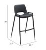 Desi Barstool (Set of 2) Black