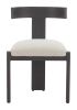 Tiana Dining Chair Black & Beige