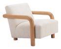 Subliem Accent Chair Cotton White