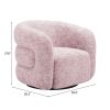 Refine Swivel Chair Pink Tweed