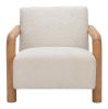 Subliem Accent Chair Cotton White