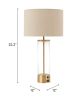 Boreal Table Lamp Beige & Gold