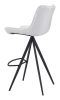 Aki Barstool (Set of 2) White & Black