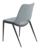 Desi Armless Dining Chair (Set of 2) Azure Gray