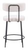 Blanca Counter Stool (Set of 2) Ivory