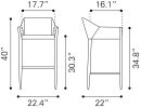 Andover Barstool Beige