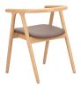 Peker Dining Chair (Set of 2) Brown & Natural