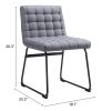 Pago Dining Chair (Set of 2) Gray