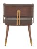 Brew Dining Chair Brown & Walnut
