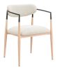 Equinox Dining Chair Oyster Gray & Natural