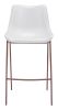 Magnus Barstool (Set of 2) White & Walnut
