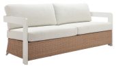 Gelo Sofa White & Brown
