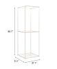 Zuo Chair Display Light Gray