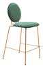 Odessa Counter Stool (Set of 2) Green & Gold