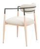 Equinox Dining Chair Oyster Gray & Natural