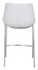 Magnus Counter Stool (Set of 2) White & Silver