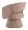 Liva Swivel Chair Frosty Brown