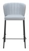 Linz Counter Stool (Set of 2) Gray
