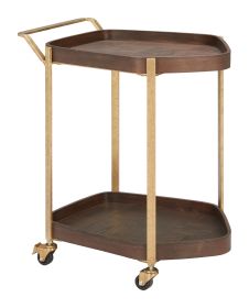 Stela Bar Cart Walnut