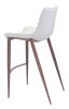 Magnus Barstool (Set of 2) White & Walnut
