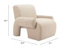 Rura Accent Chair Heathered Beige
