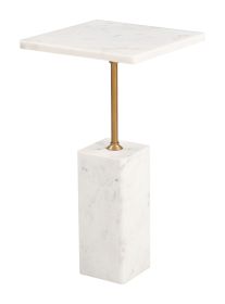 Naht Side Table White