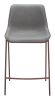 Magnus Counter Stool (Set of 2) Slate Gray & Walnut