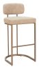Velar Barstool (Set of 2) Beige