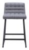Pago Counter Stool (Set of 2) Gray