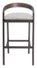Troy Barstool (Set of 2) Dove Gray & Espresso