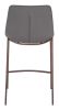 Magnus Counter Stool (Set of 2) Slate Gray & Walnut