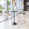 Equinox Barstool Oyster Gray & Natural