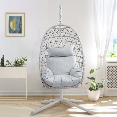 comfortable hanging rope rattan egg white hammock patio swing chair outdoor indoor for adults backyard rocking comfortable hanging rope rattan egg white hammock patio swing chair outdoor indoor for adults backyard rocking