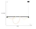 Adder Ceiling Lamp Black
