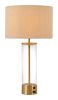 Boreal Table Lamp Beige & Gold