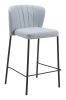 Linz Counter Stool (Set of 2) Gray