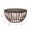 Kafig Coffee Table Bronze
