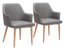 Wisom Dining Chair (Set of 2) Gray
