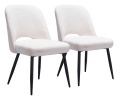 Teddy Dining Chair (Set of 2) Ivory